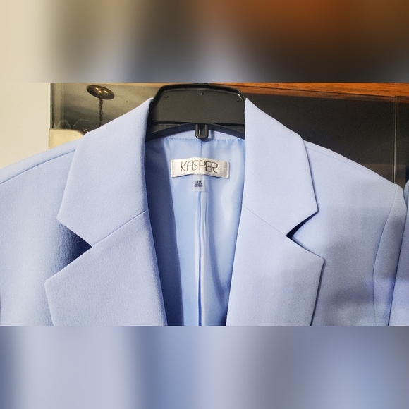 NWT Kasper Woman Light Blue Color Jacket; Lined; Szs 18W & 20W; $55 Each. - Picture 10 of 13